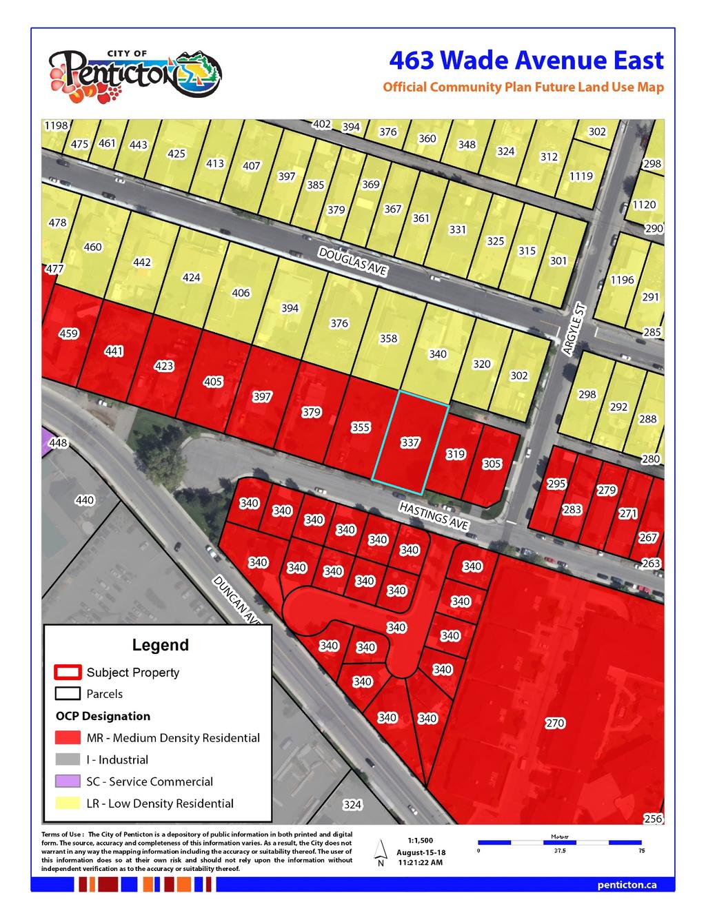 Attachment C Official Community Plan Map of Subject Property Figure 4 Subject Property Currently