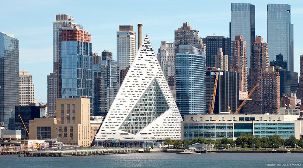 VIA 57 WEST New York NY The Durst Organization Bjarke Ingels Group Thornton Tomasetti Hunter Roberts Construction Group Geotechnical Site/Civil Regarded as a cross between Copenhagen-style