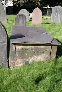POSITION See Plan M18 Table Tomb Corner broken but generally good To the Memory of ANN wife of???????????? Thomas Jackson of Grange Master Mariner, born at Greaves? 23rd?