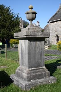 POSITION See Plan M8 Square section monument with urn at top TO THE MEMORY OF ROWLAND RAWLINSON LATE OF MIRE-SIDE IN THIS PARISH WHO DEPARTED THIS LIFE MAY 25TH