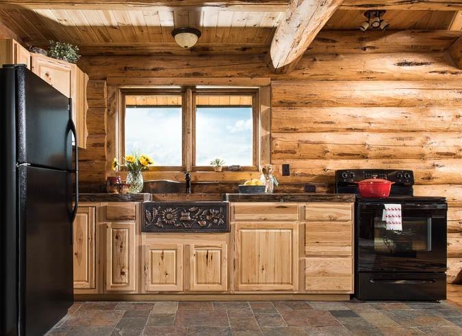 rustic & The cabin is 2,504 SF, which