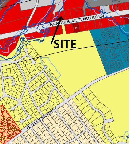 Zoning District C-2 Retail Commercial Highway Corridor Overlay District APPLICATION SUMMARY The Fairfax Boulevard Crossing Shopping Center proposes to replace an existing monument sign with a