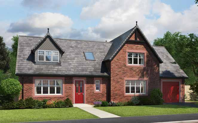 THENewton THEDrummond 4 Bedroom, Detached House with Detached Single Garage.