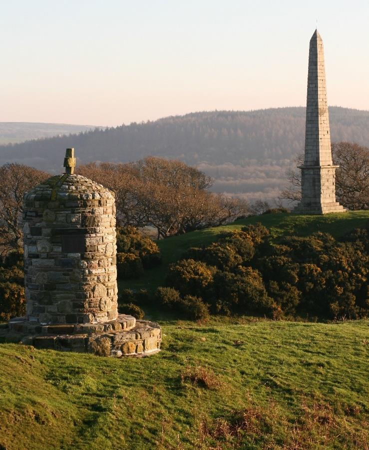 1840 - foundation stone for Rutherford's Monument laid in a prominent position on Boreland Hills. This hill has views over Gatehouse of Fleet, the Fleet estuary and towards Anwoth Church.