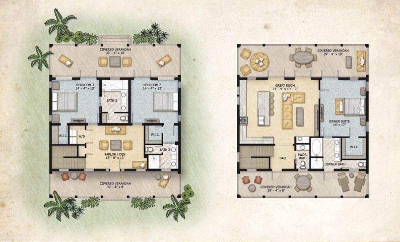 1 st FLOOR 2 nd Floor Harbour View House I 3 Bedroom, 3 1/2 Bath 1st Floor Living Area 1,101 sf (102.