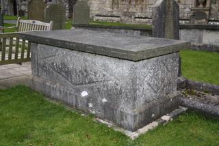 POSITION See Plan L18 Table Tomb Good IN MEMORY OF WILLIAM HALL, YEOMAN, LATE OF BOWES LODGE WITHERSLACK IN THE COUNTY OF WESTMORELAND WHO DEPARTED THIS LIFE JANUARY 2ND