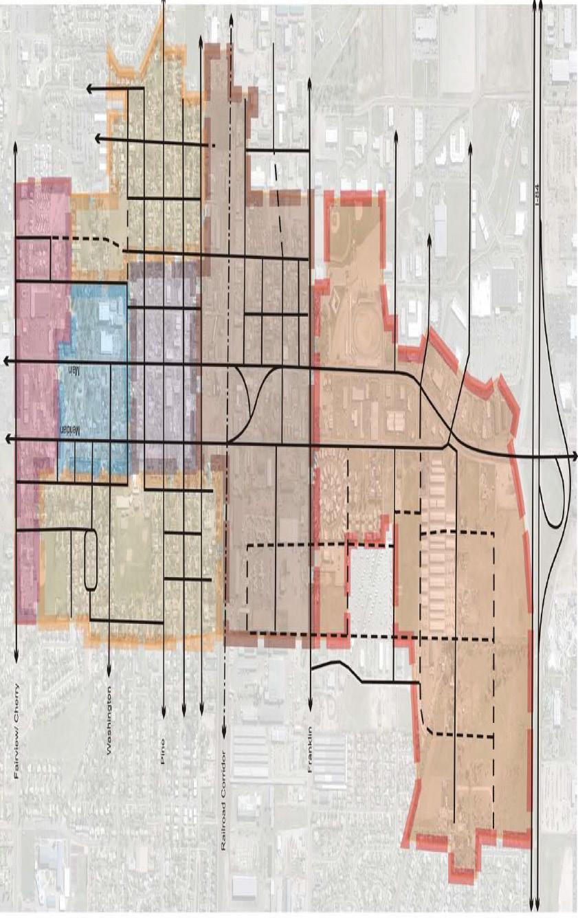 DOWNTOWN MERIDIAN REDEVELOPMENT PLAN The Subject Property is located just outside the pathway of redevelopment planned by the City of Meridian.