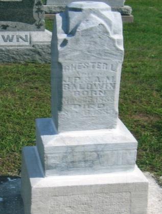 May 4, 1867 Sept. 20, 1916 Aged 49Y. 4M.