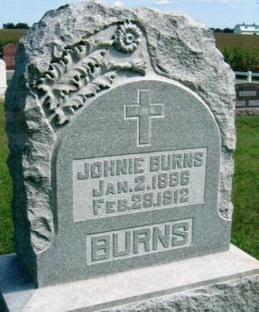 15 S BURNS, JOHNIE Jan. 2, 1886 Feb.