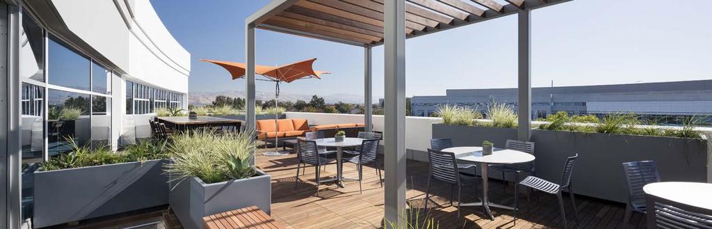 15 FLOOR PLANS ON-SITE AMENITIES New Break/All-Hands Area w/access to Outdoor Pavilion Outdoor Pavilion (±7,500 SF) includes: Covered pavilion w/bar-height counter, dining tables & TV wall Lounge