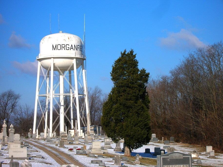 Morganfield, KY Morganfield is a city in Union County, Kentucky, United States. The population was 3,285 at the 2010 census.