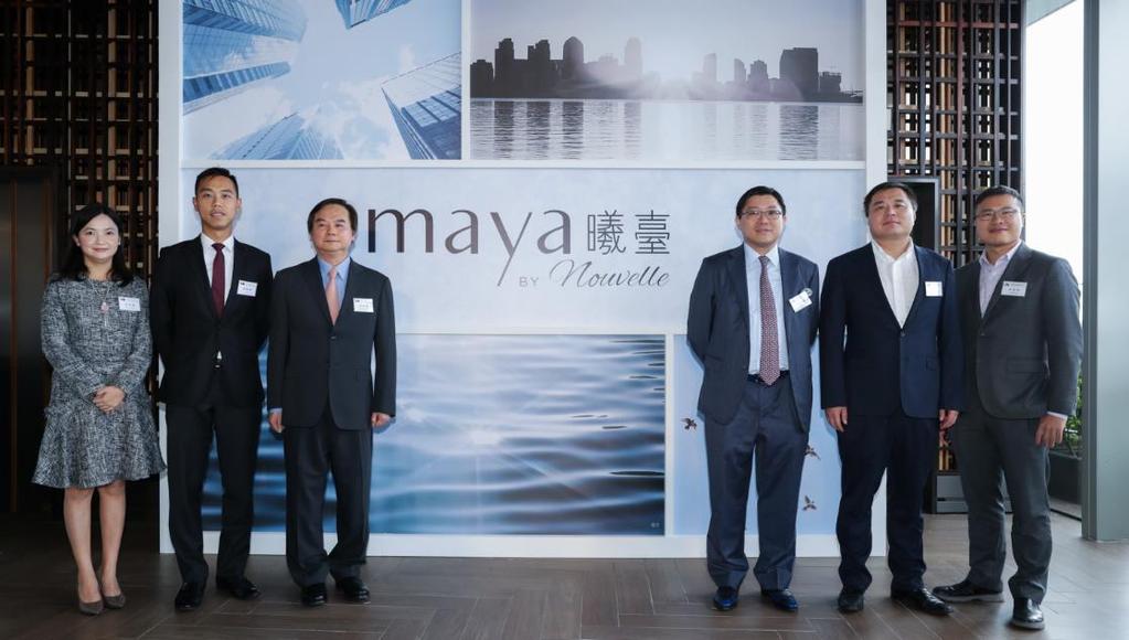 Ms Teresa Ching, General Manager, Property Development Division of Wang On Properties said, maya is also a French word, it denotes a clear and pure blue close to that of the sea.