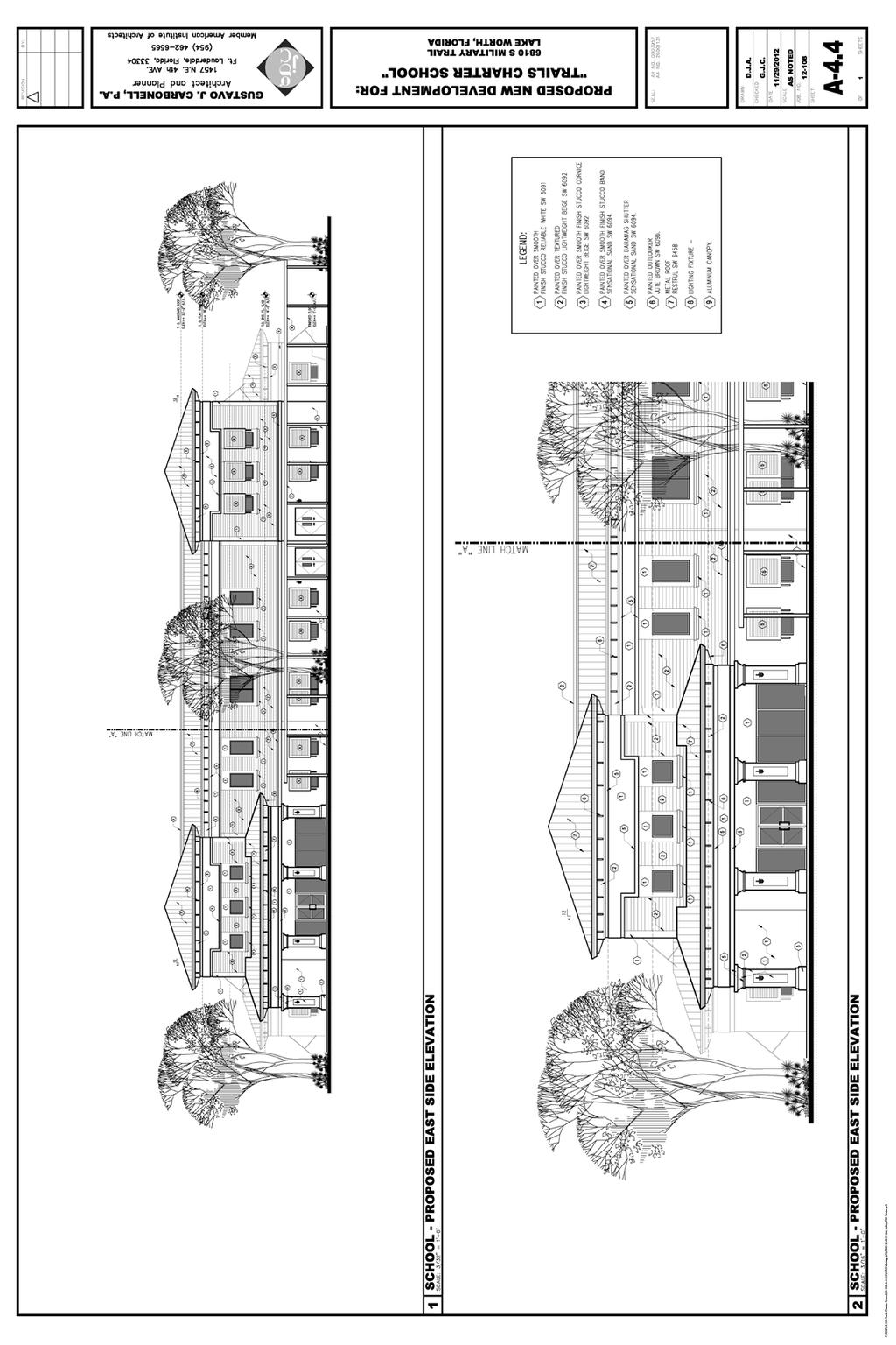 Figure 10 Preliminary Architectural Elevations