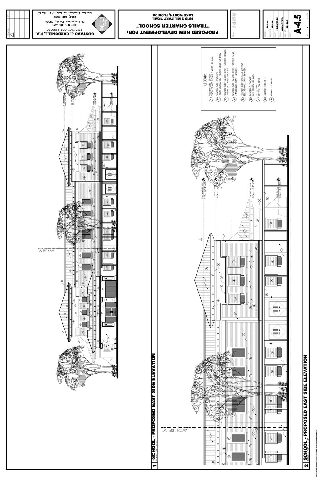 Figure 11 Preliminary Architectural Elevations