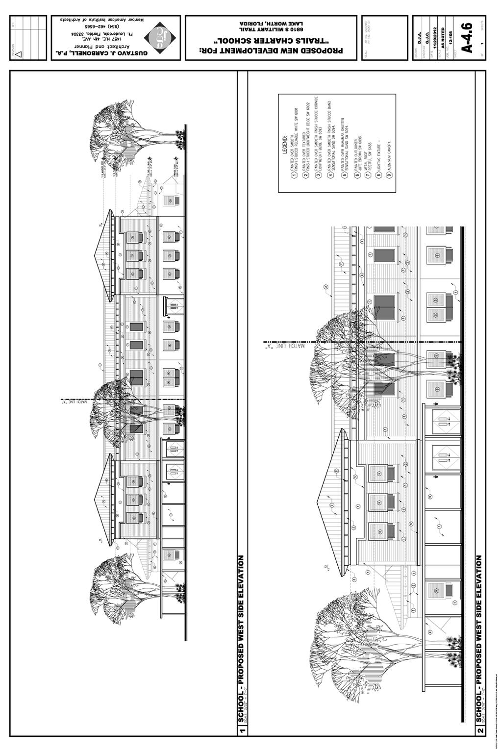Figure 12 Preliminary Architectural Elevations