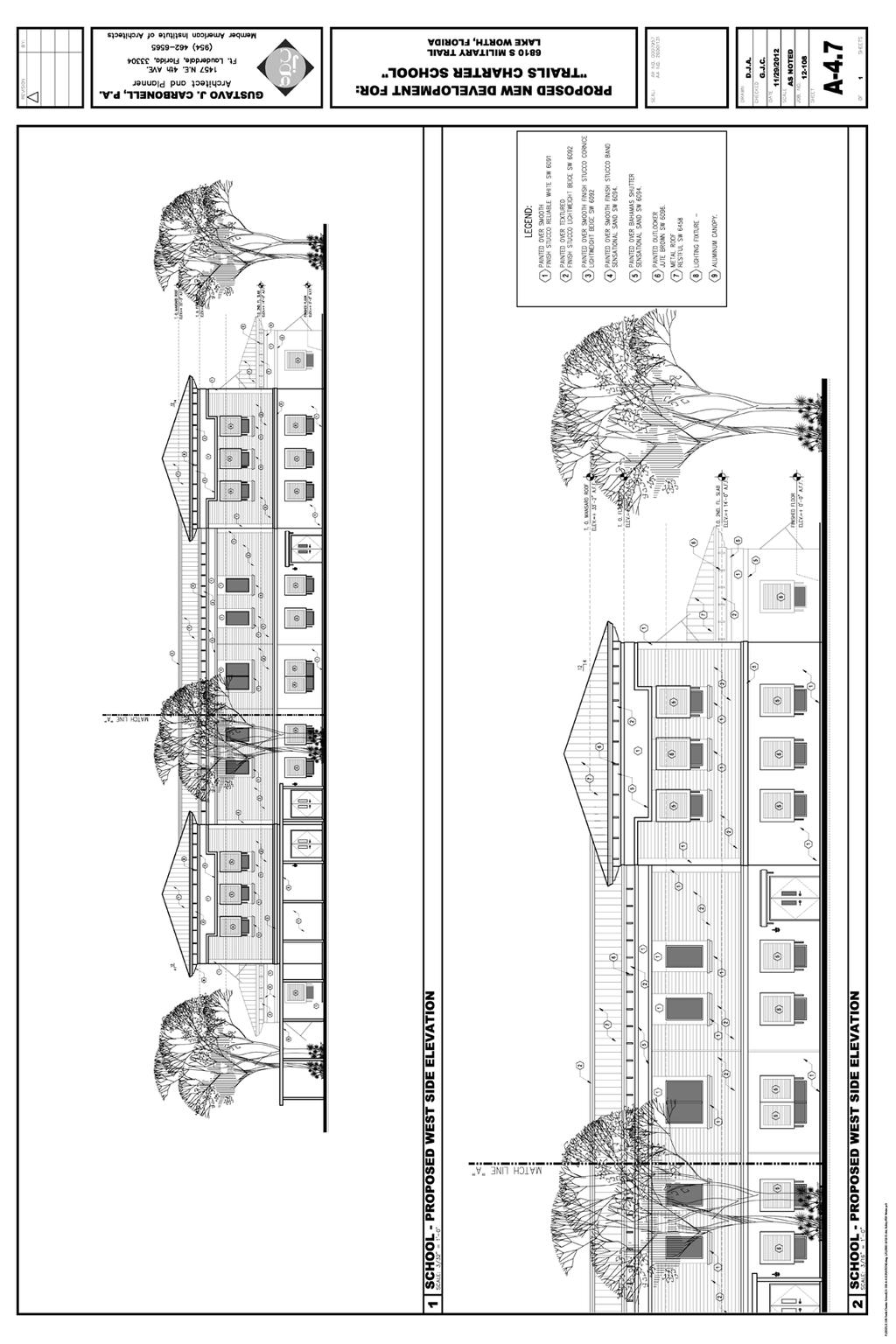 Figure 13 Preliminary Architectural Elevations