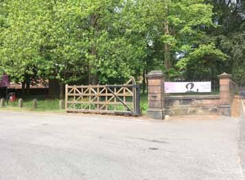 Entrance to the Sudley House estate for vehicles from North Sudley Road The main entrance to Sudley House is signposted for