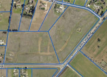 East Sub-Area 1-story only 1-acre lots, fronting on Jetmar Similar to Council Direction Maintains existing (approved) berm Grant Line and portion of Elk Grove Blvd Shows realignment of Elk Grove Blvd