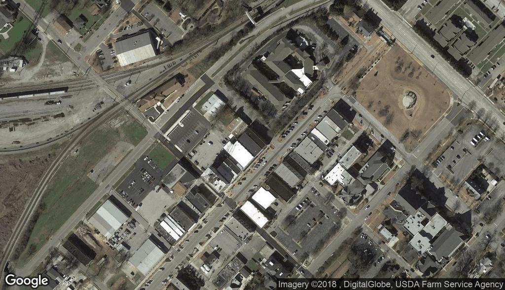 Aerial Map Historic Downtown Decatur Building HISTORIC DOWNTOWN