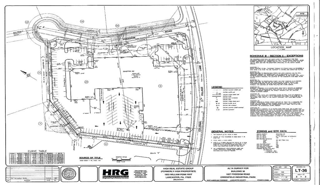 Floor/Site Plan 1853 William Penn Way 1827 Freedom