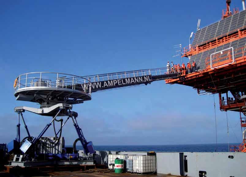 business The Ampelmann is a shipbased self stabilizing platform that actively compensates all vessel motions to make offshore access safe, easy and fast.