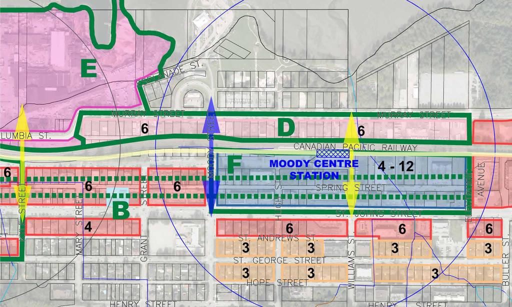 New Employment Mixed Use Zone for Murray Street Reflects OCP policy regarding six storeys Uses include range of residential, light industrial and commercial