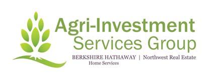 The information contained in this offering circular was provided to Agri-Investment Services Group of Berkshire Hathaway NW Real Estate ( Broker ) by the Owner and neither Owner or Broker make any