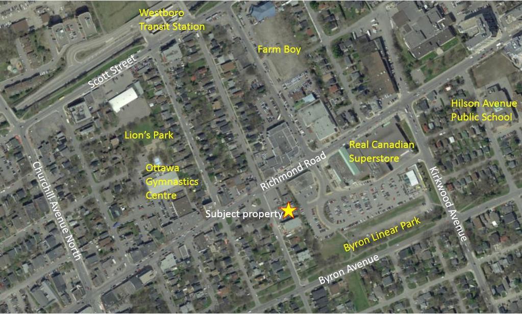 14 3.3 Community Amenities The site s location in the Westboro neighbourhood corresponds to its proximity to a wide range of amenities located near the site, including: Hilson Avenue Public School;
