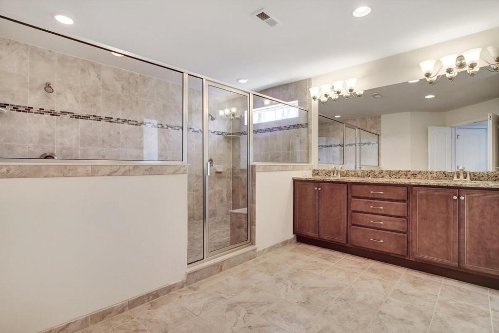 Master Bath : The ensuite Master Bath can be summed up in one word wow!
