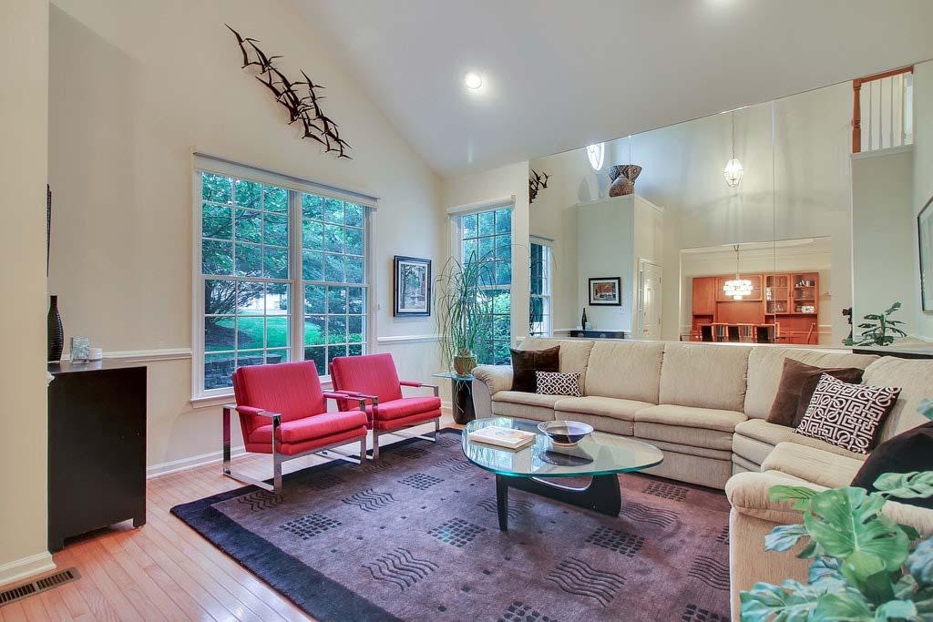 A true center hall, the open floor plan is visually beautiful as well as functional.