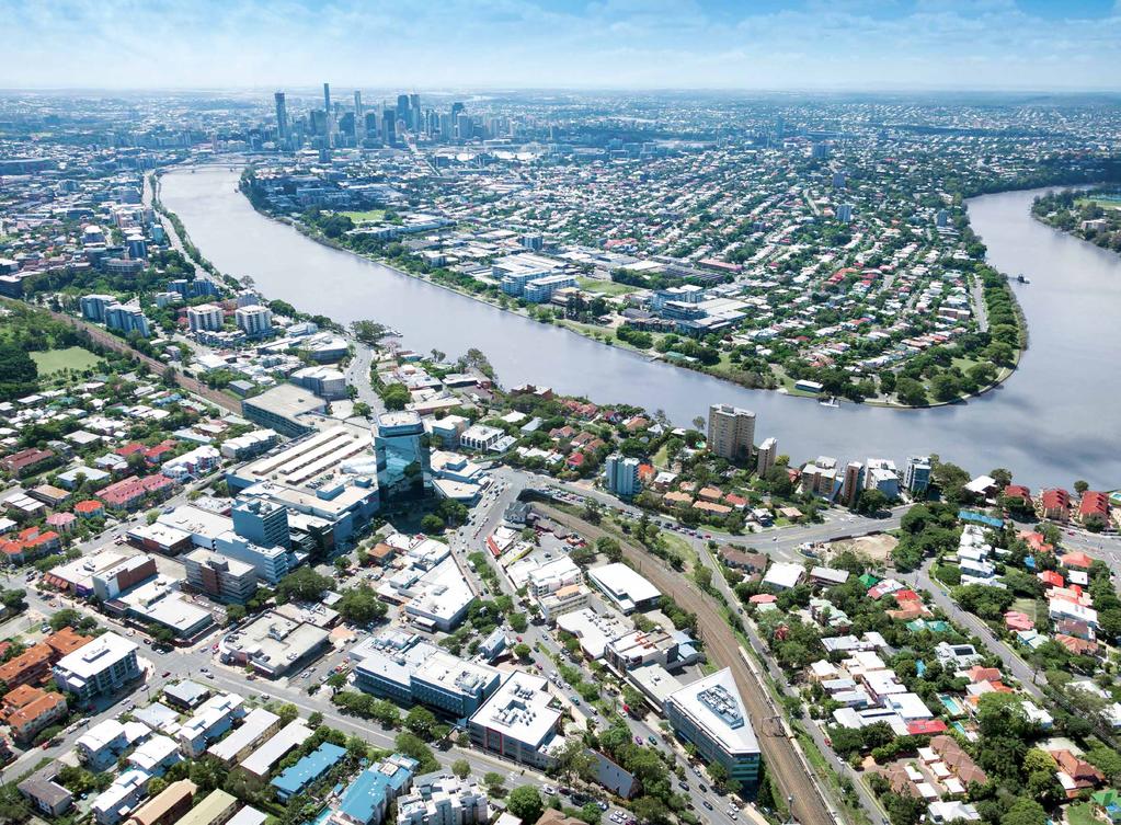 Brisbane CBD A city fringe location like no other Suncorp Stadium Coronation Drive Cultural Precinct South Bank West End University of Queensland Toowong may be only four kilometres west from