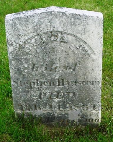 29, 1849, aged 57 yrs. Eliza J.