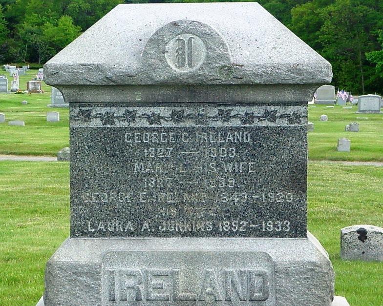 Ireland Wirling, Hanscom George C., 1827-1903. Mary L., w. George C. Ireland, 1827-1899.