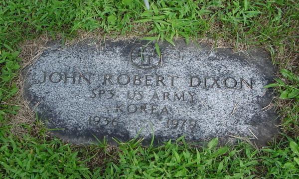 Dixon John Robert, SP3 US Army,