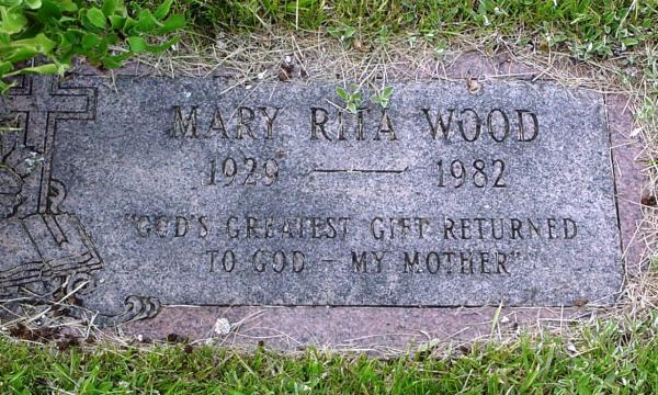 Wood (Continued) Mary Rita, 1929-1982.