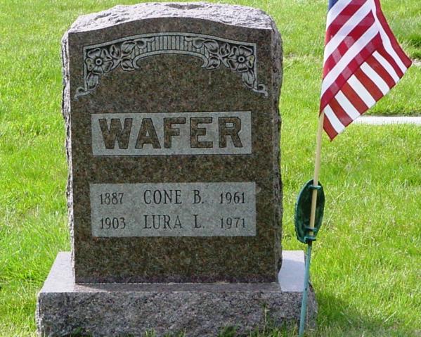 , 1921-1969. Wafer Lura L.