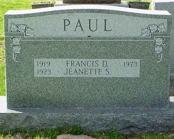 Paul Francis Delmar.