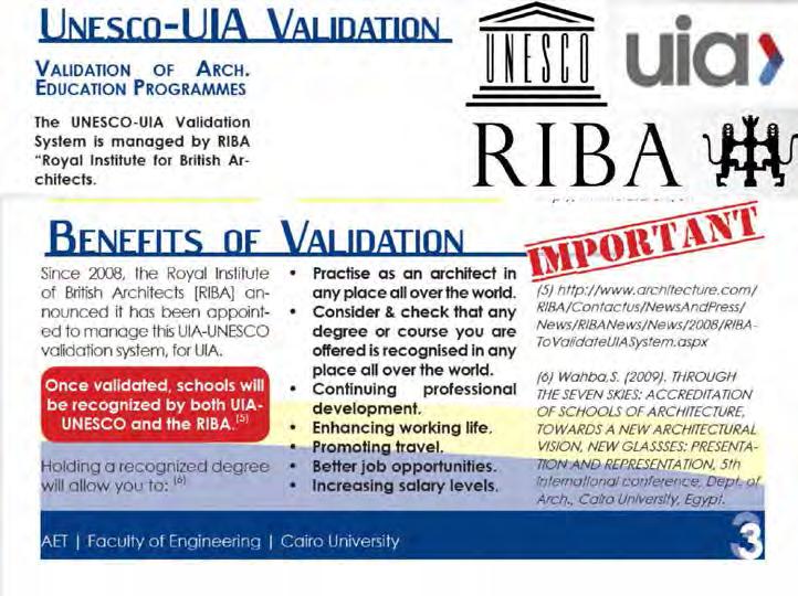 lj~es[d-l HA }LALIDAIID~ VALIDATION OF ARCH. EDUCATION PROGRAMMES The UNESCO-UIA VaHdartion System is managed by RIBA "Royal Institute for British Architects. RIBA 1- ".I I - - - - '.