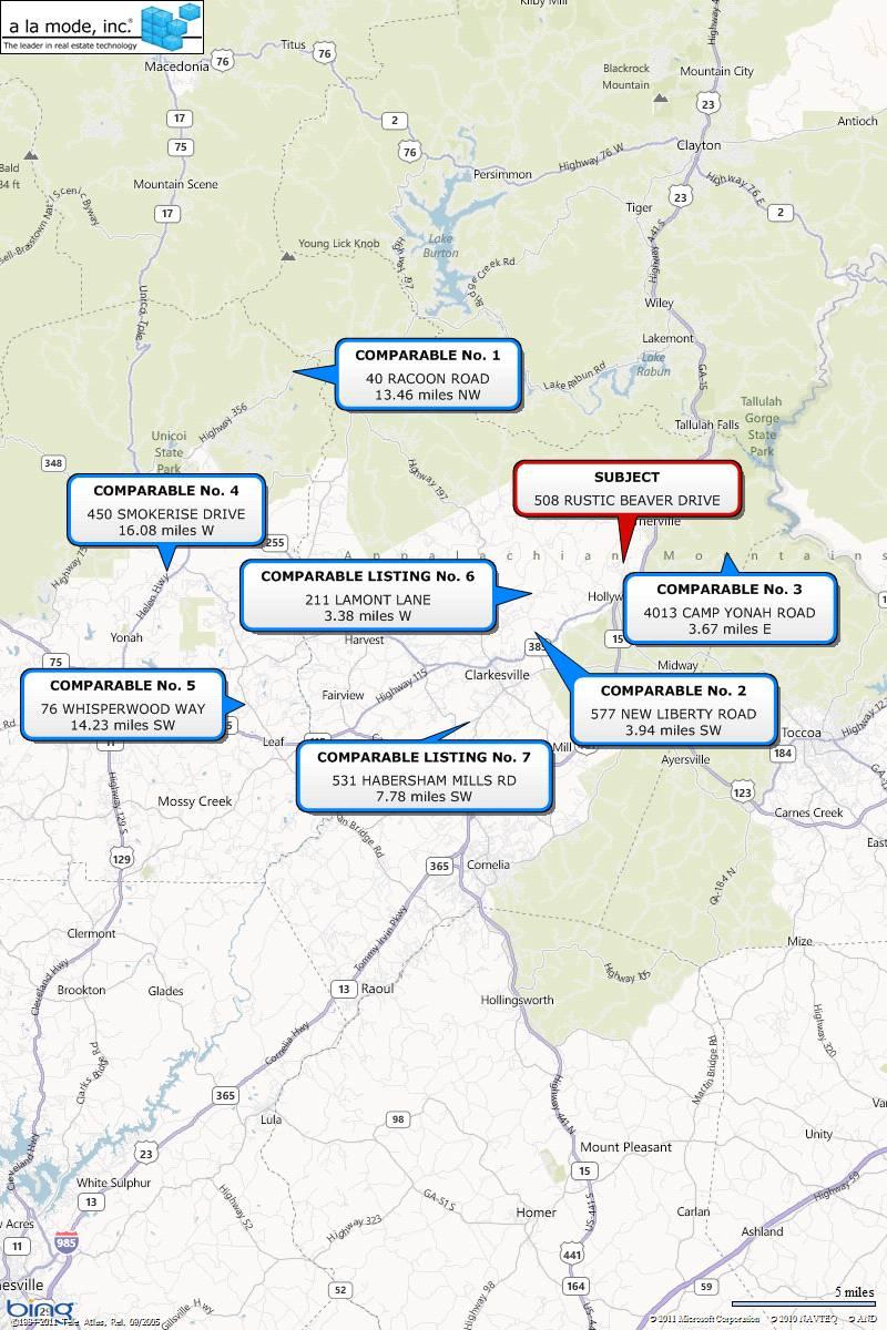Location Map Borrower/Client Property Address City ARENA, THOMAS MICHAEL Clarkesville County HABERSHAM State GA Zip