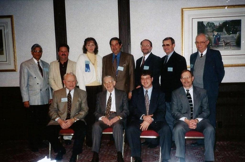1998 Conference Sitting left to right: Ron Sally, Ralph Peck Standing left to