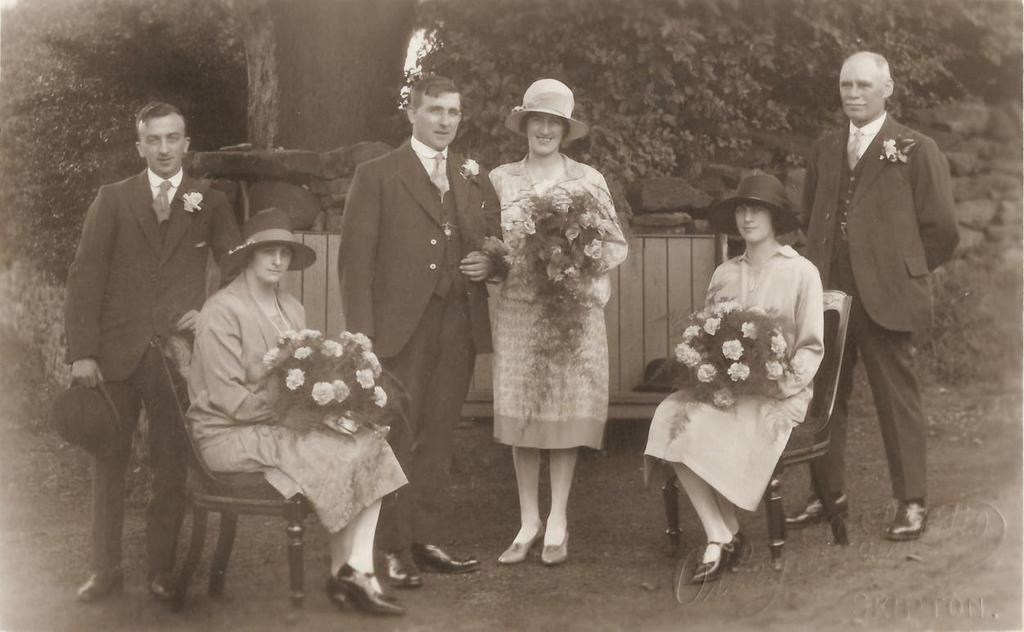Hargreaves-Thompson wedding group, 1927 Courtesy of Christine Reape The couple moved in with Alice s father Thomas, at 85 Main Street, Farnhill.