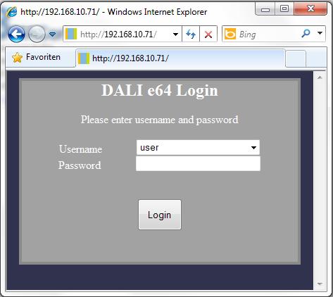 DALI commisioning via web browser In addition to the pushbuttons, you can also easily commission the DALI via the integrated web server.