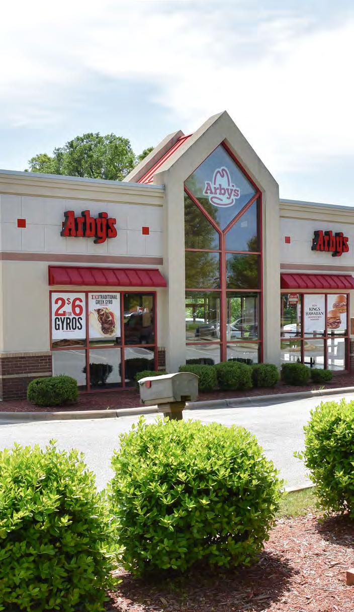 TENANT OVERVIEW Arby s is the second-largest quick-service fast-food sandwich restaurant chain in America in terms of units with more than 3,300 restaurants system wide and third in terms of revenue.