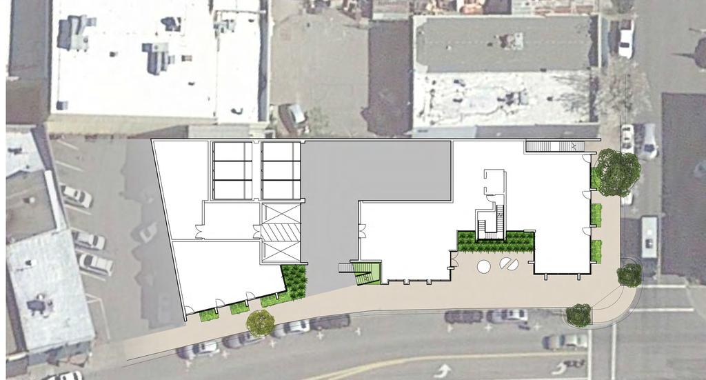 NORTH STREET Parking Parking Lobby Retail Existing Street Tree Succulent and Vine Planting Retail Street Furniture Existing Street Tree HEALDSBURG AVENUE Existing Street