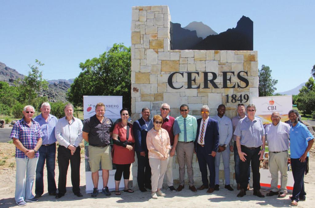 Geskiedkundige oomblik Ceres security project moving forward ABOUT a year ago the Witzenberg Security Forum was established to investigate the safeguarding of main corridors from Ceres to PA Hamlet