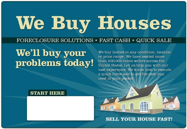 WE BUY HOUSES FLYERS Print We Buy Ugly Houses flyers and put them on