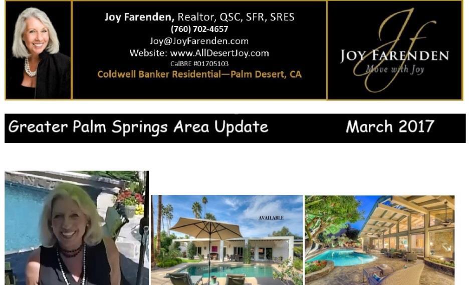 The Power of Keeping you Informed Monthly Real Estate News We will email you monthly