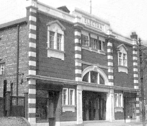 The success of the business meant they were able to modernise the cinema in 1914 when they changed the frontage to a more solid brick structure with columns and decoration.