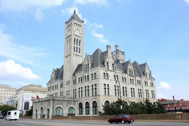 THE UNION STATION HOTEL Nashville, Tennessee The initial renovation and transformation of this iconic train station into a hotel took place in the mid 1980 s.