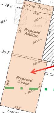 PROPOSED ADDITION REQUIRED SETBACK IS 30 PROPOSED 13 SETBACK The subject property is considered a substandard lot of record in accordance with the City s Shoreland Ordinance Section 505.15.